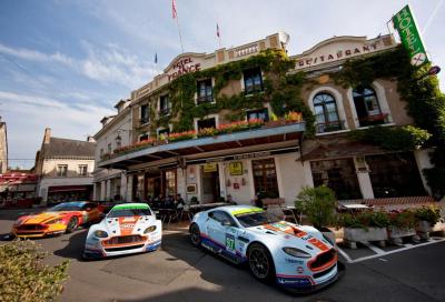 Le Mans: operazione nostalgia dell’Aston Martin all’Hotel de France 