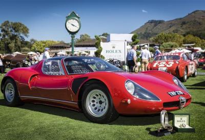 Un’Alfa Romeo 33 Stradale "best in show" a Quail Lodge