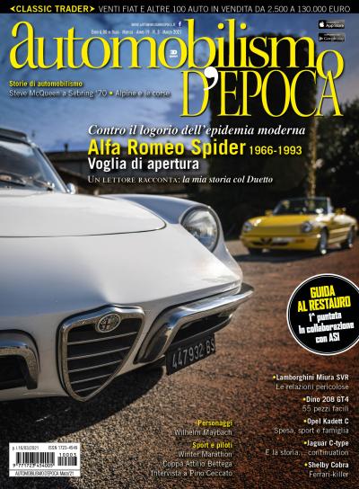 L’Alfa Romeo “Duetto” in copertina del nuovo numero