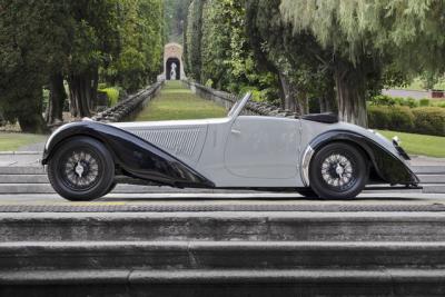 Il premio 'Best of Show' va alla magnifica Bugatti Type 57 S Vanvooren
