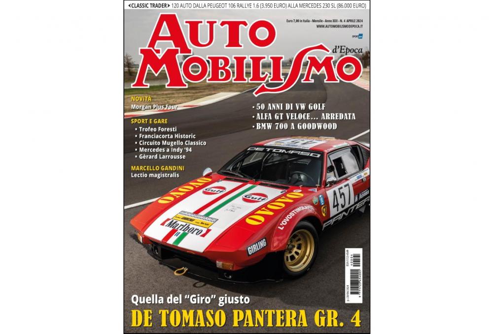 Vinse il Giro d’Italia 1973 la Pantera in copertina di Automobilismo d’epoca