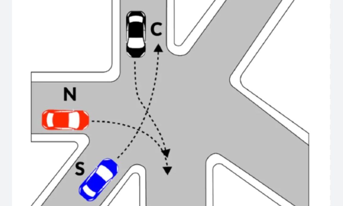 Scuola guida, studente va nel panico a questo incrocio impossibile | Non lo capisce neanche se glielo spiegano
