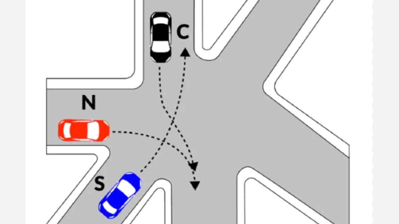 Scuola guida, studente va nel panico a questo incrocio impossibile | Non lo capisce neanche se glielo spiegano