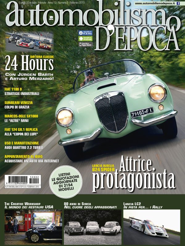 In edicola Automobilismo d’Epoca di Febbraio 2015