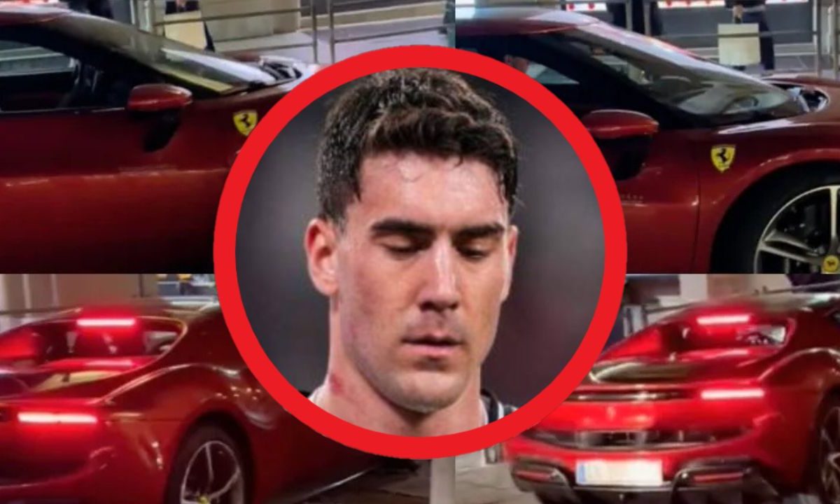 Vlahovic, 275.000 motivi per consolarsi dopo l’infortunio | La sua Ferrari 296gtb è la più bella di sempre